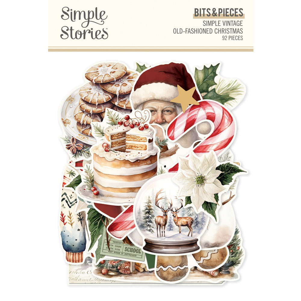 Simple Stories - Simple Vintage Old-Fashioned Christmas - Bits & Pieces
