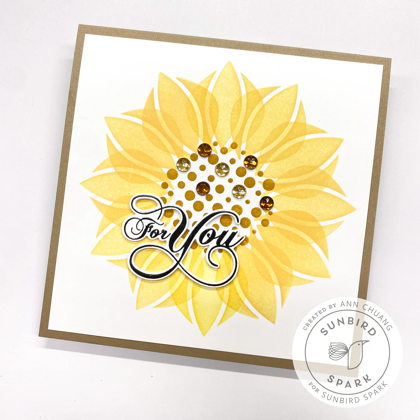 Sunbird Spark - Stencils 360 - Sunburst Floral Stencil Set