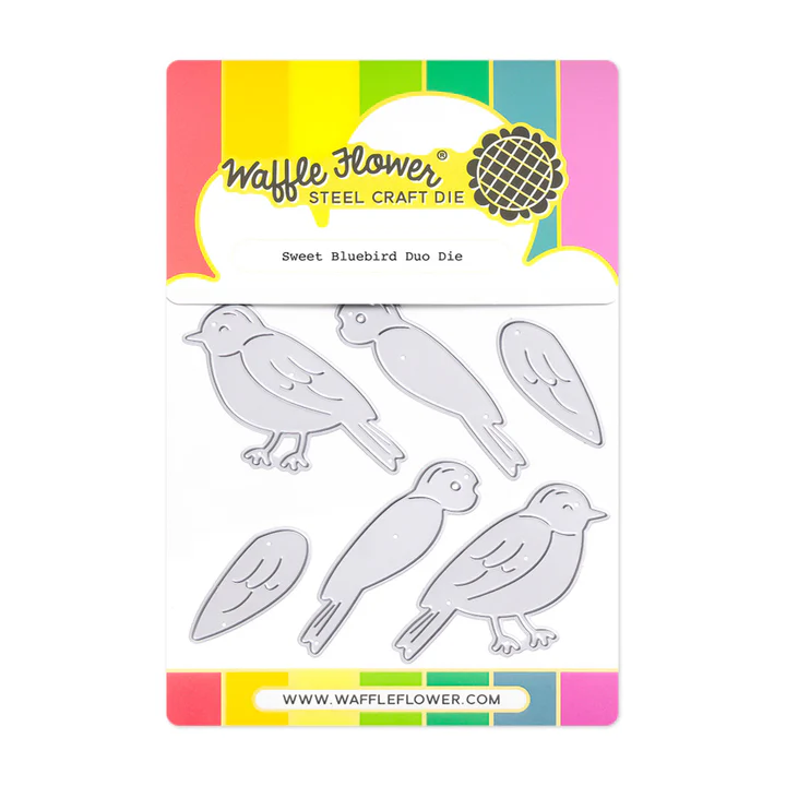 Waffle Flower - Sweet Bluebird Duo Die Set