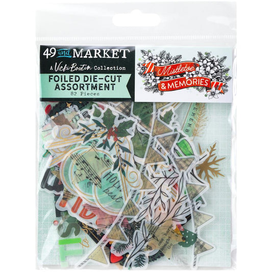 49 and Market - Mistletoe & Memories - Foiled Die Cuts