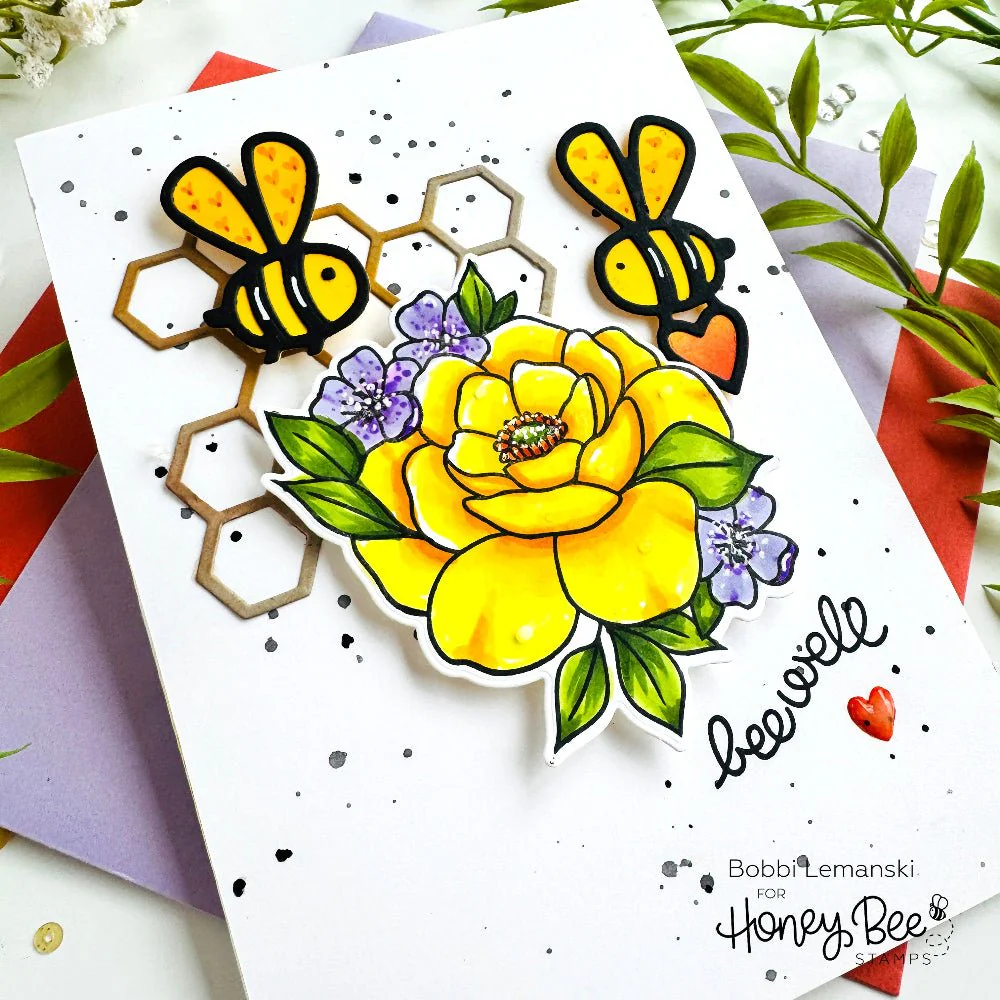 Honey Bee - Heartfelt Honeys Die Set by Paper Smooches