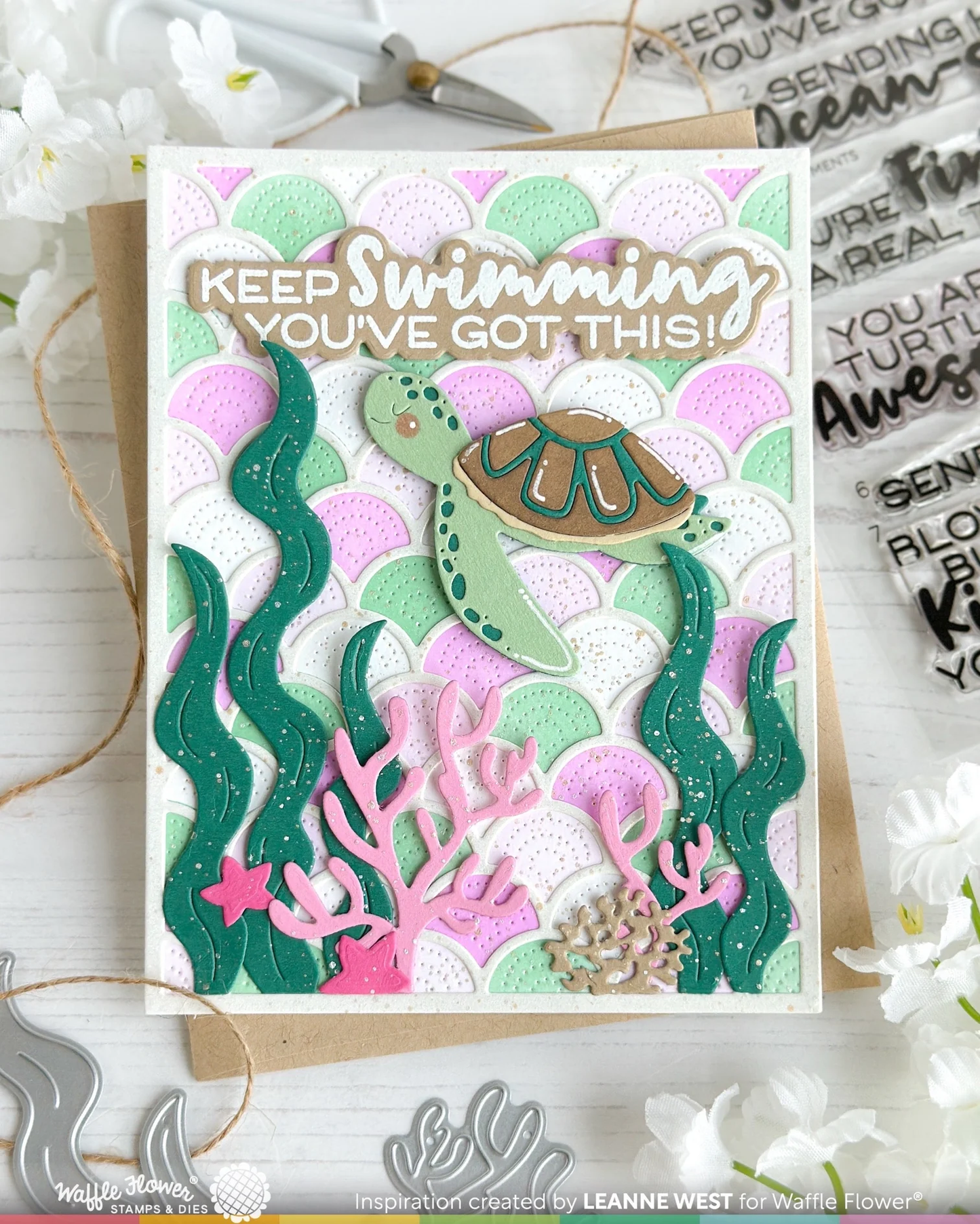 Waffle Flower - Jolly Wave Texture Die