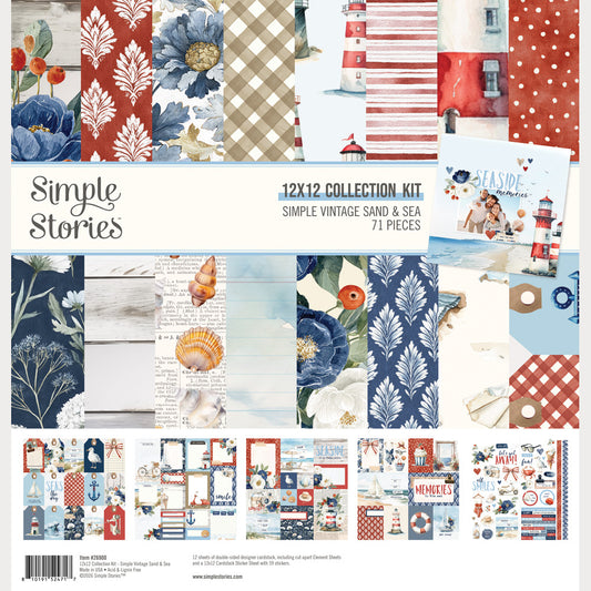 Simple Stories - Simple Vintage Sand & Sea - Collection Kit