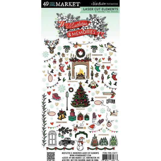 49 and Market - Mistletoe & Memories - Element Laser Cut Outs