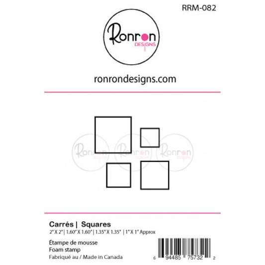 RonRon Designs - Foam Stamp - Squares