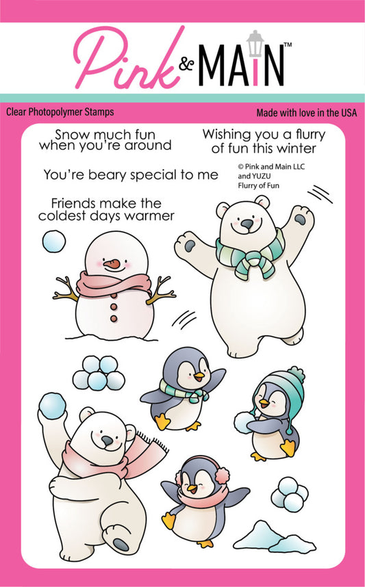 Pink & Main - Flurry of Fun Stamp & Die Bundle