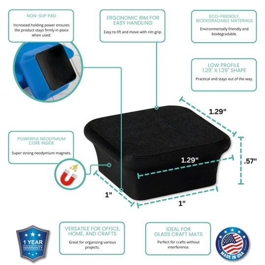 Glassboard Studio -  MiniBar Magnet - Black