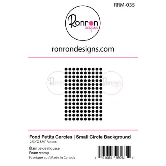 RonRon Designs - Foam Stamp - Small Circle Background