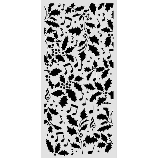 Stamperia - Christmas Holly and Leaves Stencil