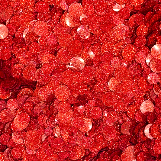 Trinity Stamps - Sparkle Spots Confetti - Ruby Red