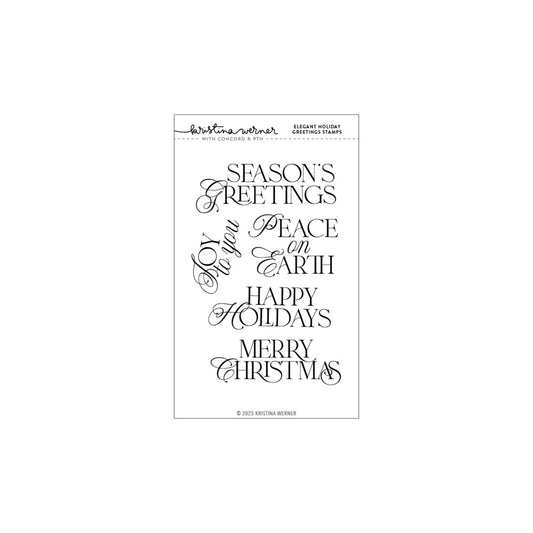 Concord & 9th - Elegant Holiday Stamp & Die Bundle by Kristina Werner