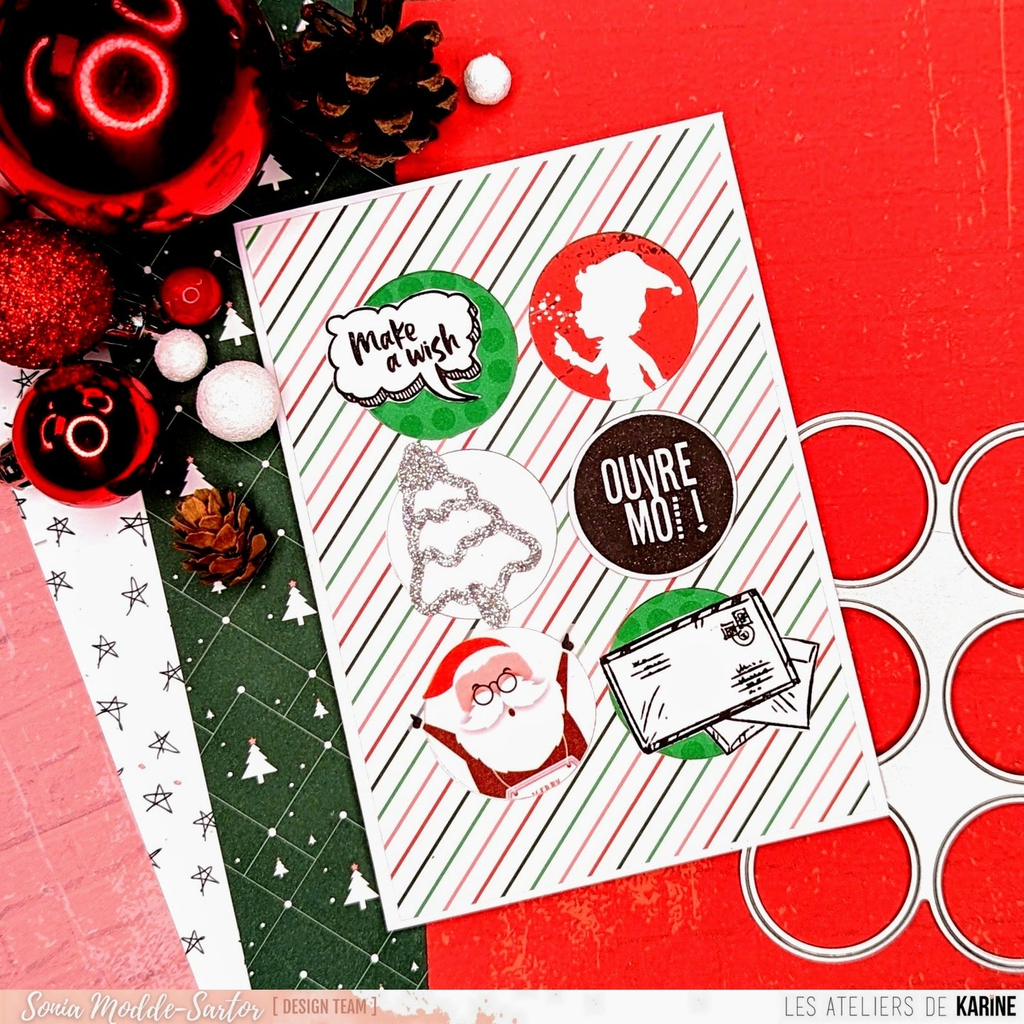 Les Ateliers de Karine - Christmas Street - Sapins a Rempir Die Set