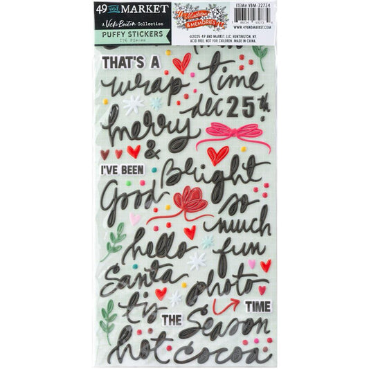 49 and Market - Mistletoe & Memories  - Puffy Stickers