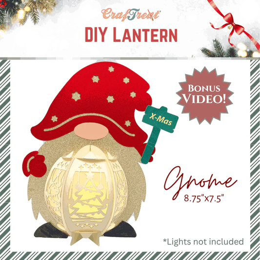 CrafTreat - DIY Paper Lantern - Gnome