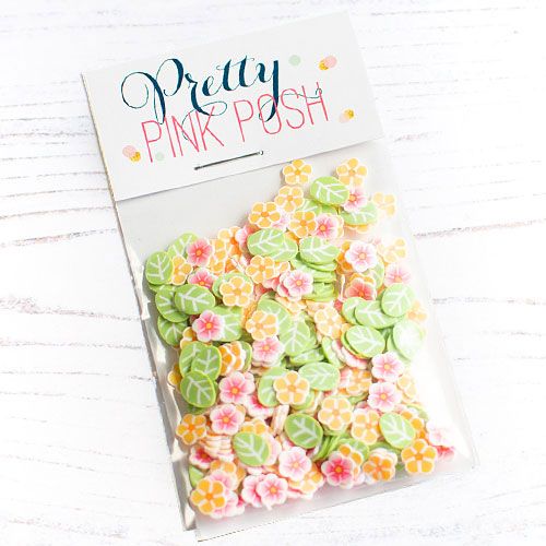 Pretty Pink Posh - Clay Confetti - Summer Blooms