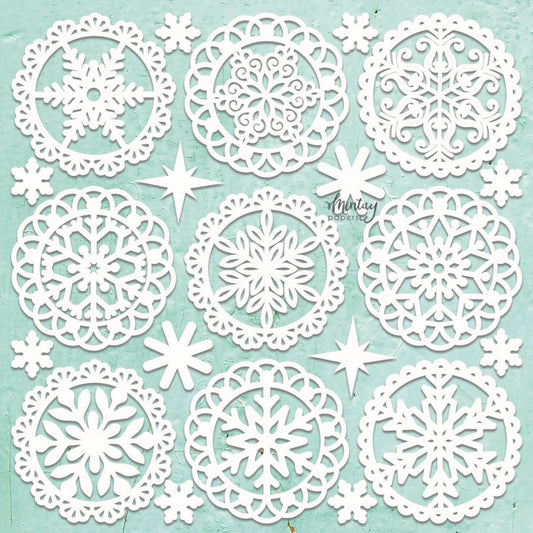Mintay - Holly Jolly - Chippies: Winter Doilies