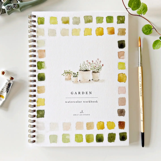 Emily Lex Studio - Watercolor Workbook - Garden