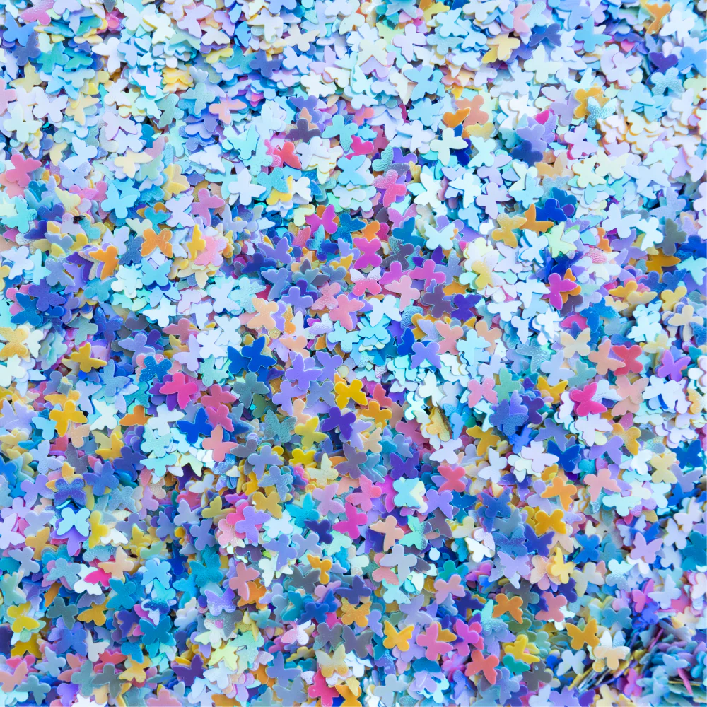 Trinity - Flitter Glitter Iridescent Butterfly Confetti