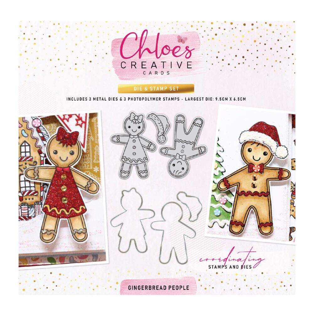 Chloe's Creative - Gingerbread People Stamp & Die Bundle