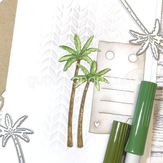 Gummiapan - Palm Trees Die Set