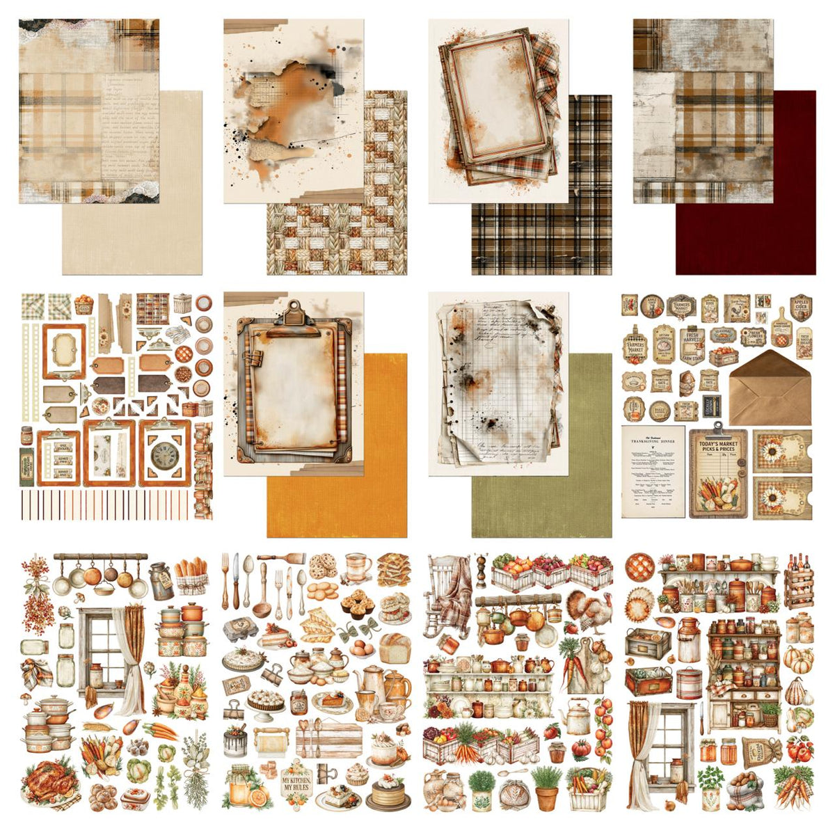 49 and Market - Season's Bounty - 6x8 Essentials Pack