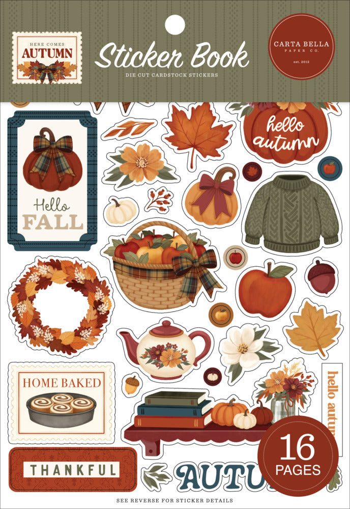 Carta Bella - Here Comes Autumn - Sticker Book