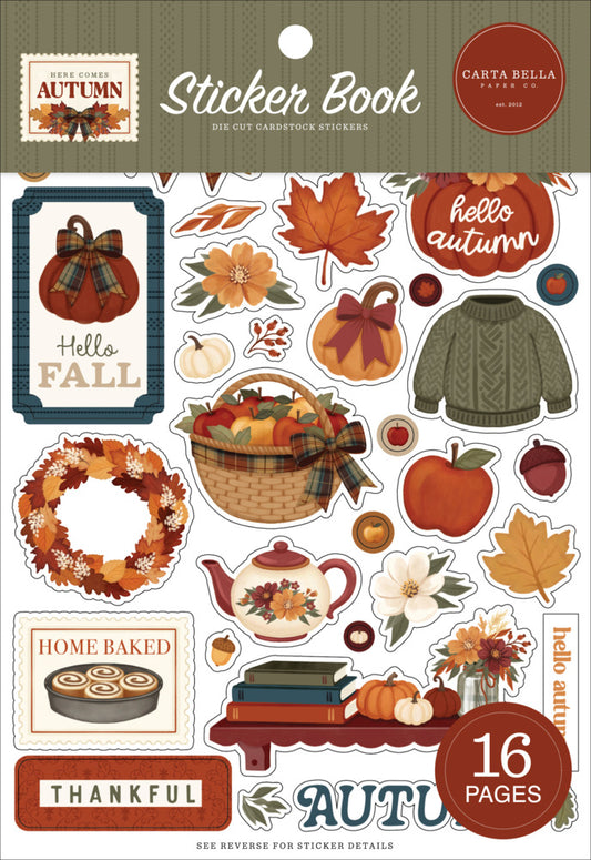 Carta Bella - Here Comes Autumn - Sticker Book