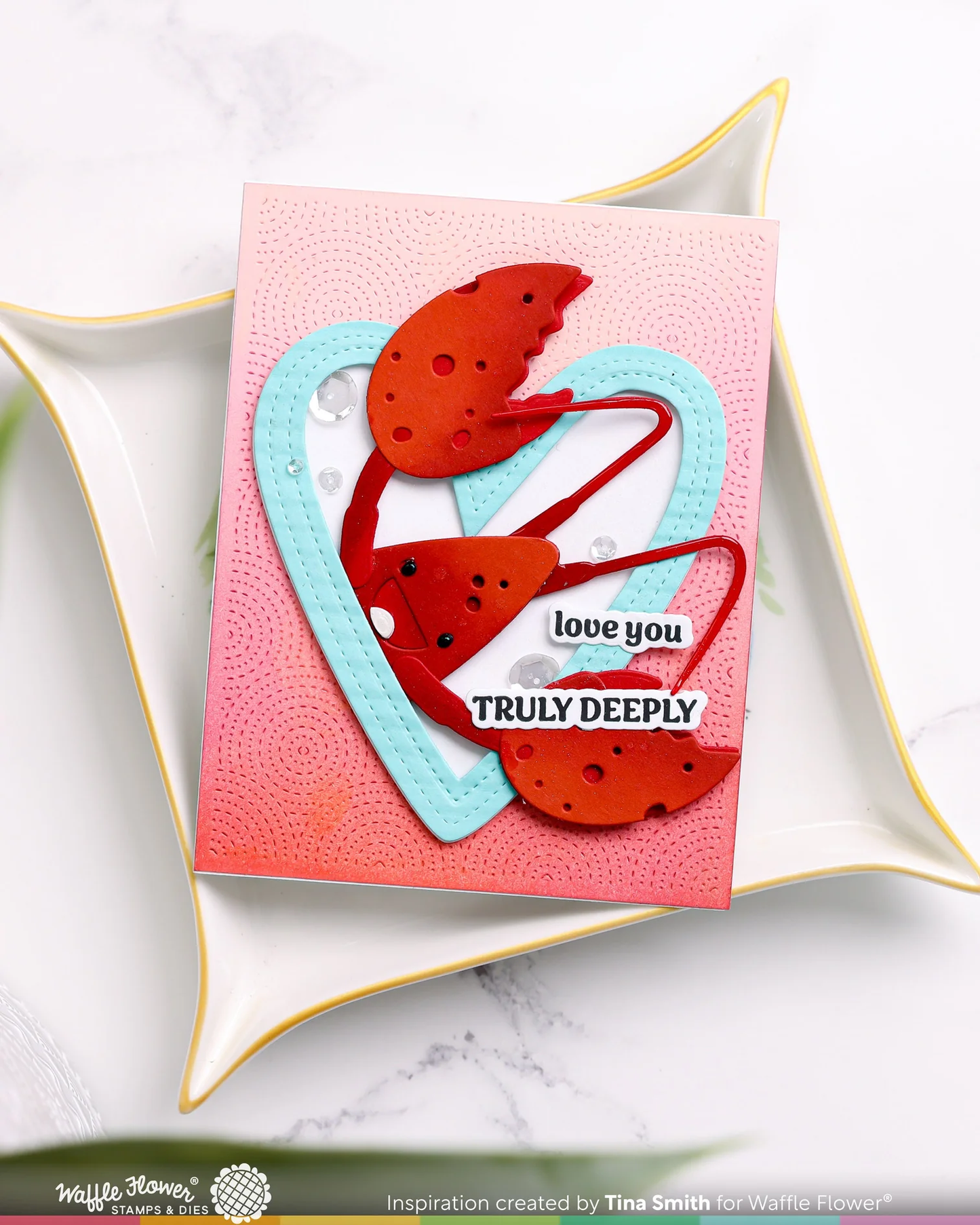 Waffle Flower - Truly Deeply Sentiments Stamp & Die Bundle
