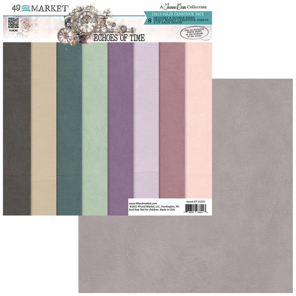 49 and Market - Echoes of Time - Solid Cardstock Pack