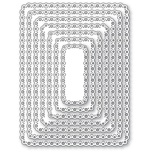 Memory Box - Notched Eyelet Frames Die Set