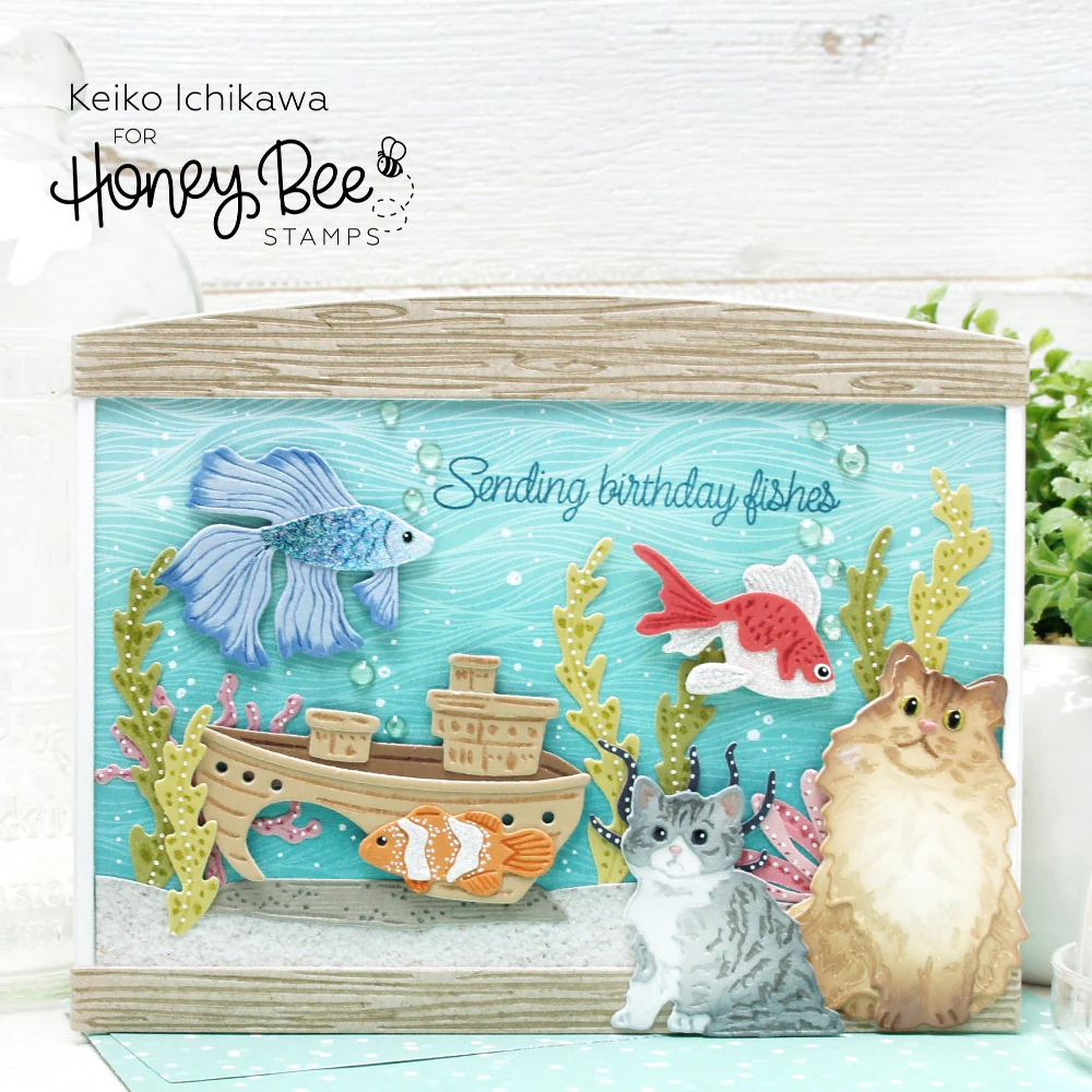 Honey Bee - Lovely Layers: Tank Aquarium Add-On Die Set