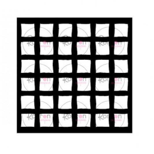 RonRon Designs - Stencil - Imperfect Squares