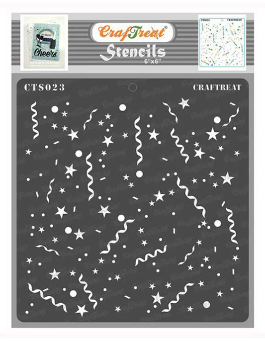 CrafTreat - Confetti Stencil