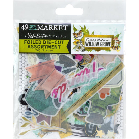 49 and Market - Curiosities In Willow Grove - Foiled Die-Cut Assortment by Vicki Boutin