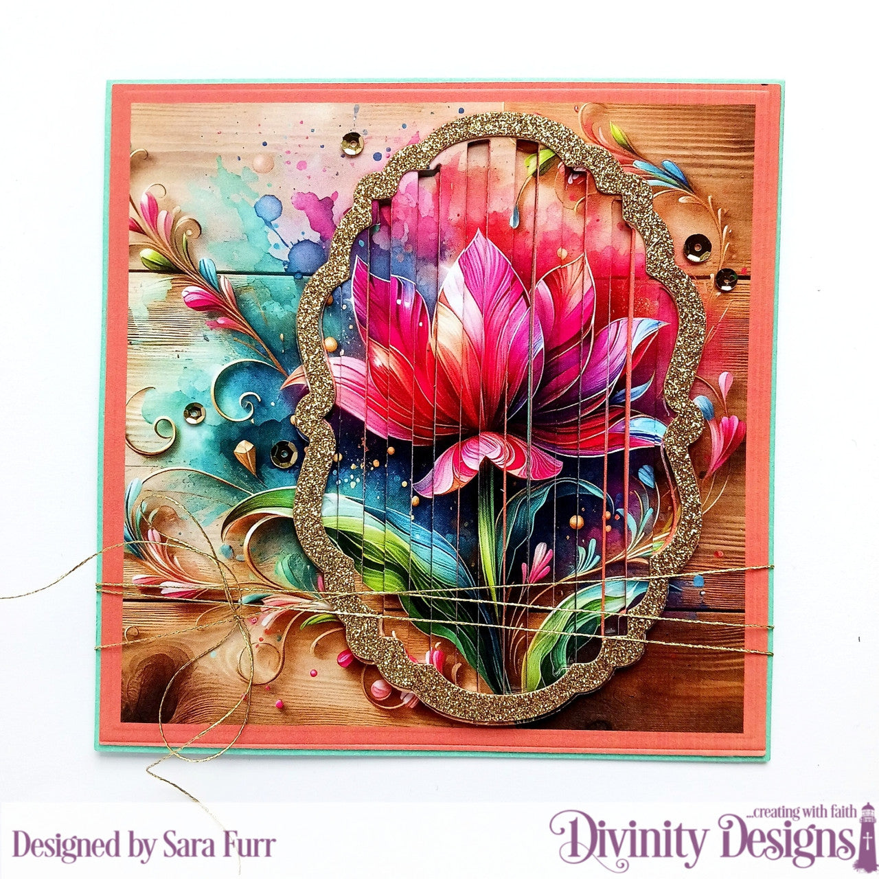 Divinity Designs - Slatted & Eclipse - Vintage Label Die Set
