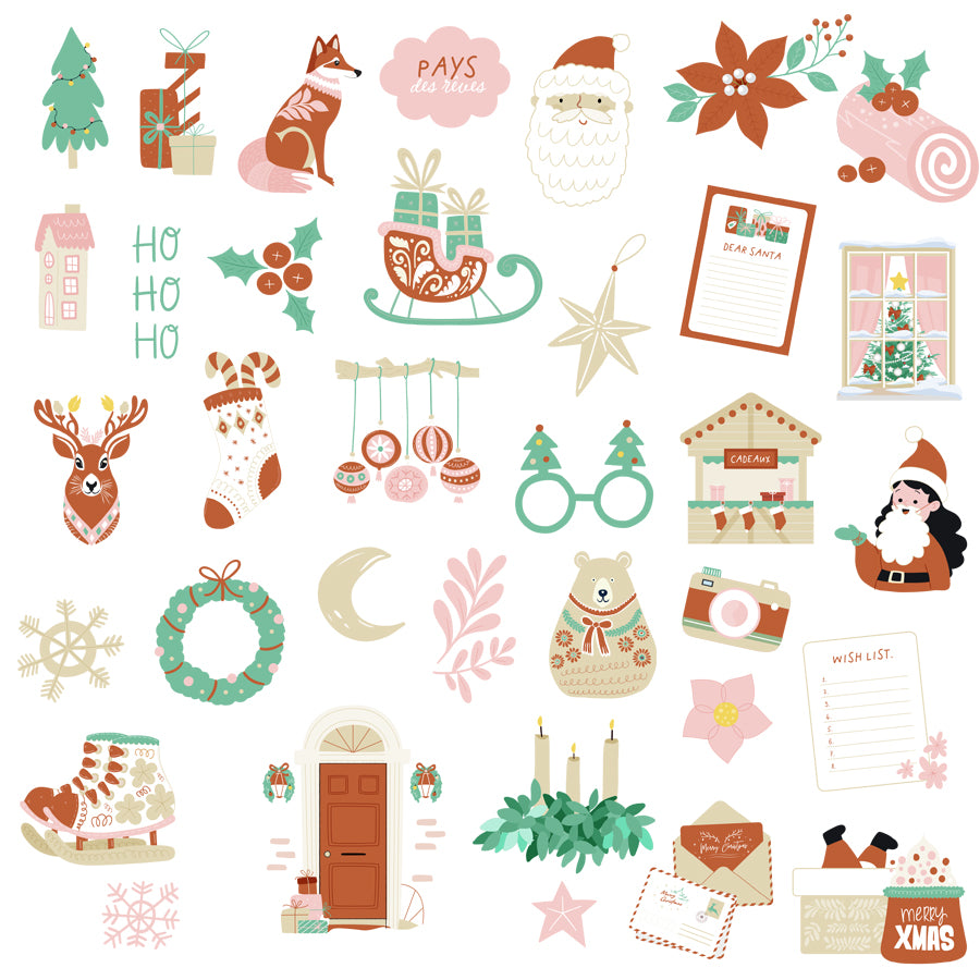 Les Ateliers de Karine - Carnet Enchante - Die Cuts