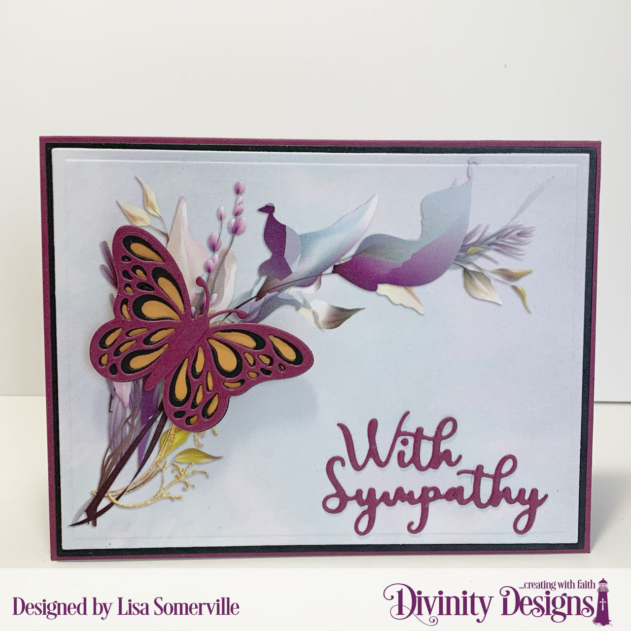 Divinity Designs - A2 Card Fronts - Watercolor Wildflowers