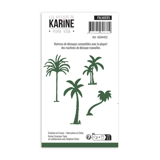 Les Ateliers de Karine - Pura Vida - Palmiers Die Set