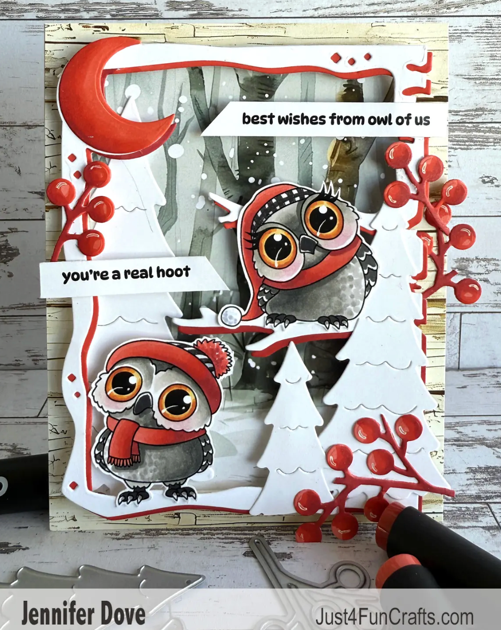 La-La Land Crafts - Real Hoot Stamp Set