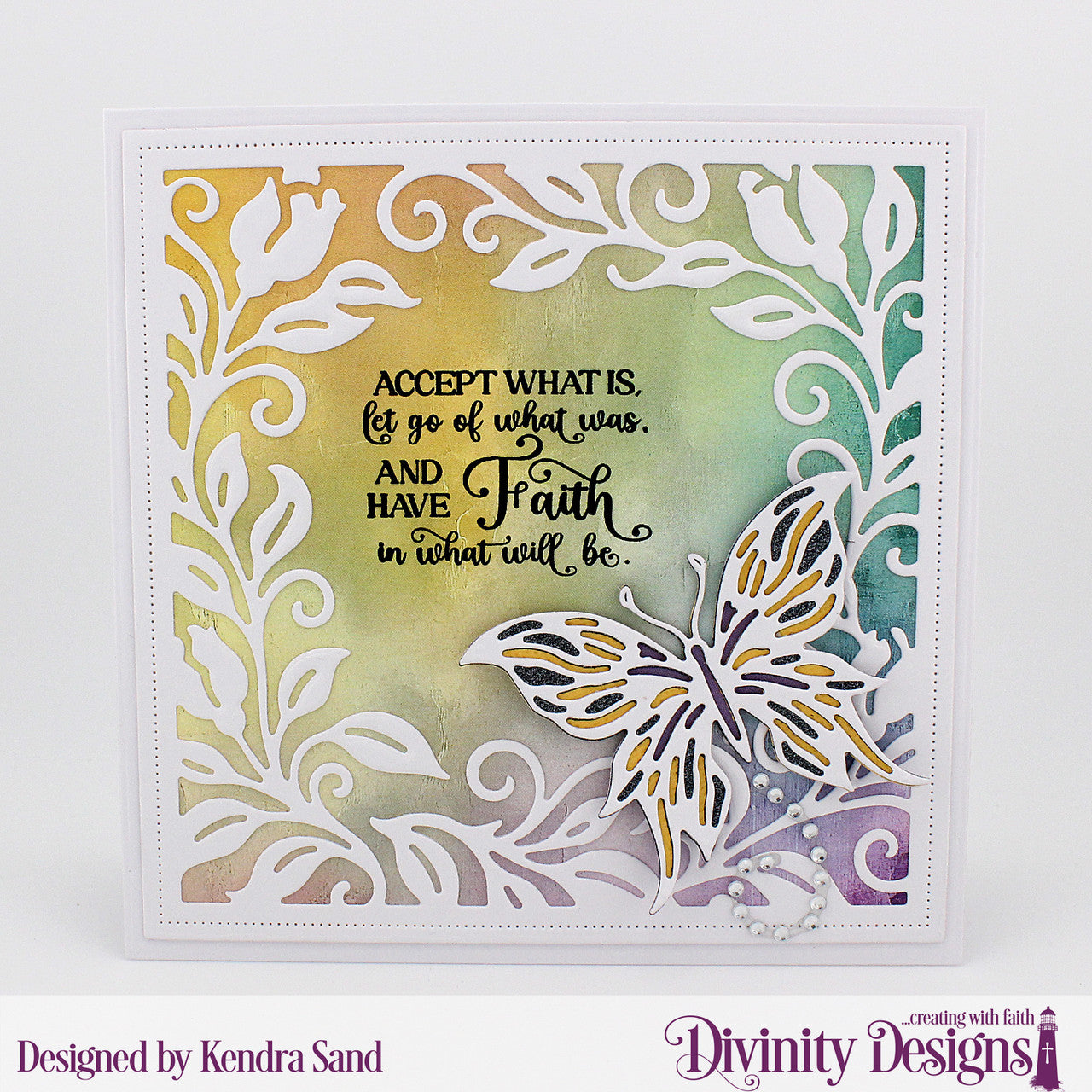 Divinity Designs - Floral Grunge Paper Pad