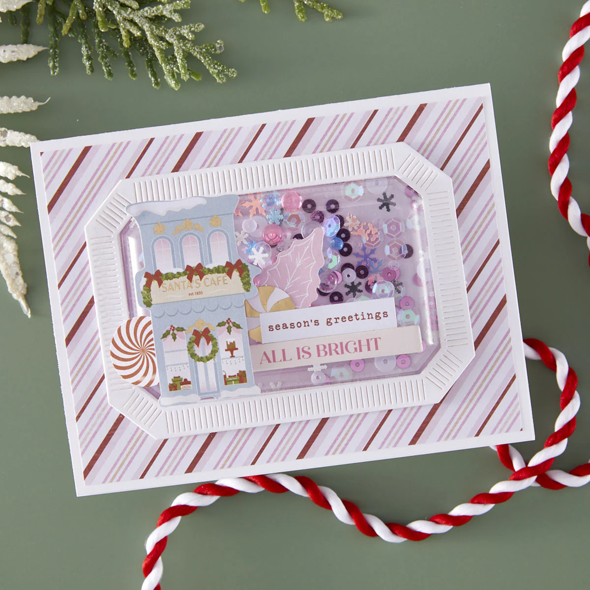 Rosie's Studio - Peppermint Twist - Chipboard Stickers