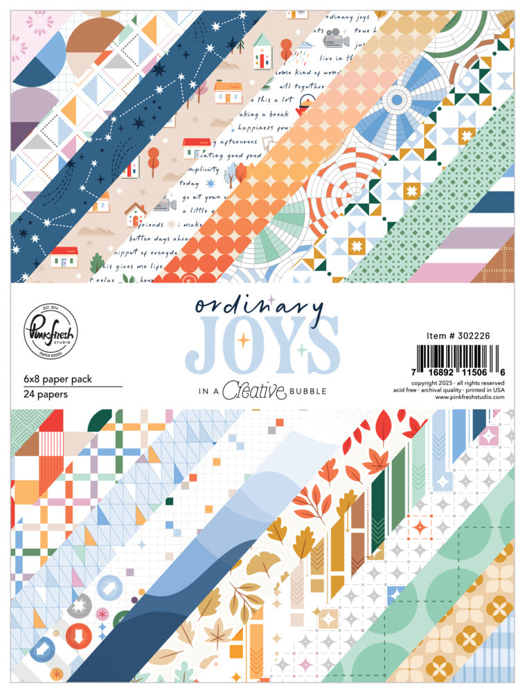 Pinkfresh - Ordinary Joys - 6x8 Paper Pack