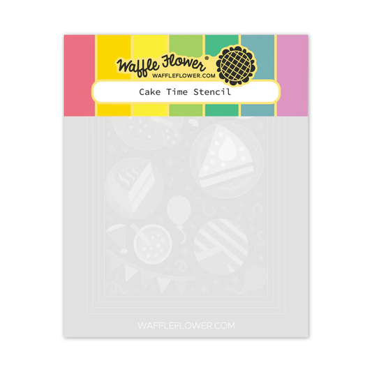Waffle Flower - Cake Time Stencil Set
