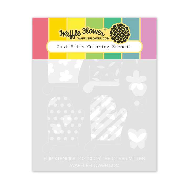 Waffle Flower - Just Mitts Die & Stencil Bundle