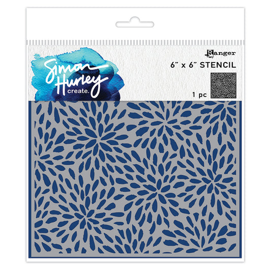 Simon Hurley - Stencil - Painted Petals