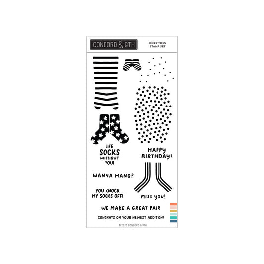 Concord & 9th - Cozy Toes Stamp & Die Bundle