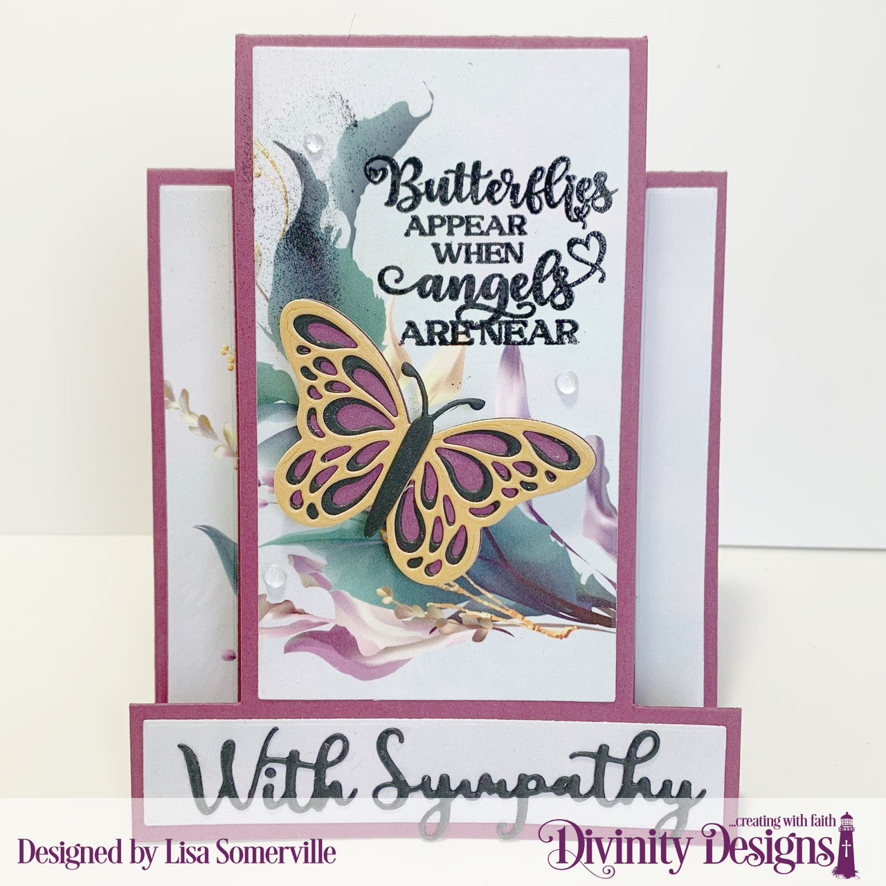 Divinity Designs - A2 Card Fronts - Watercolor Wildflowers