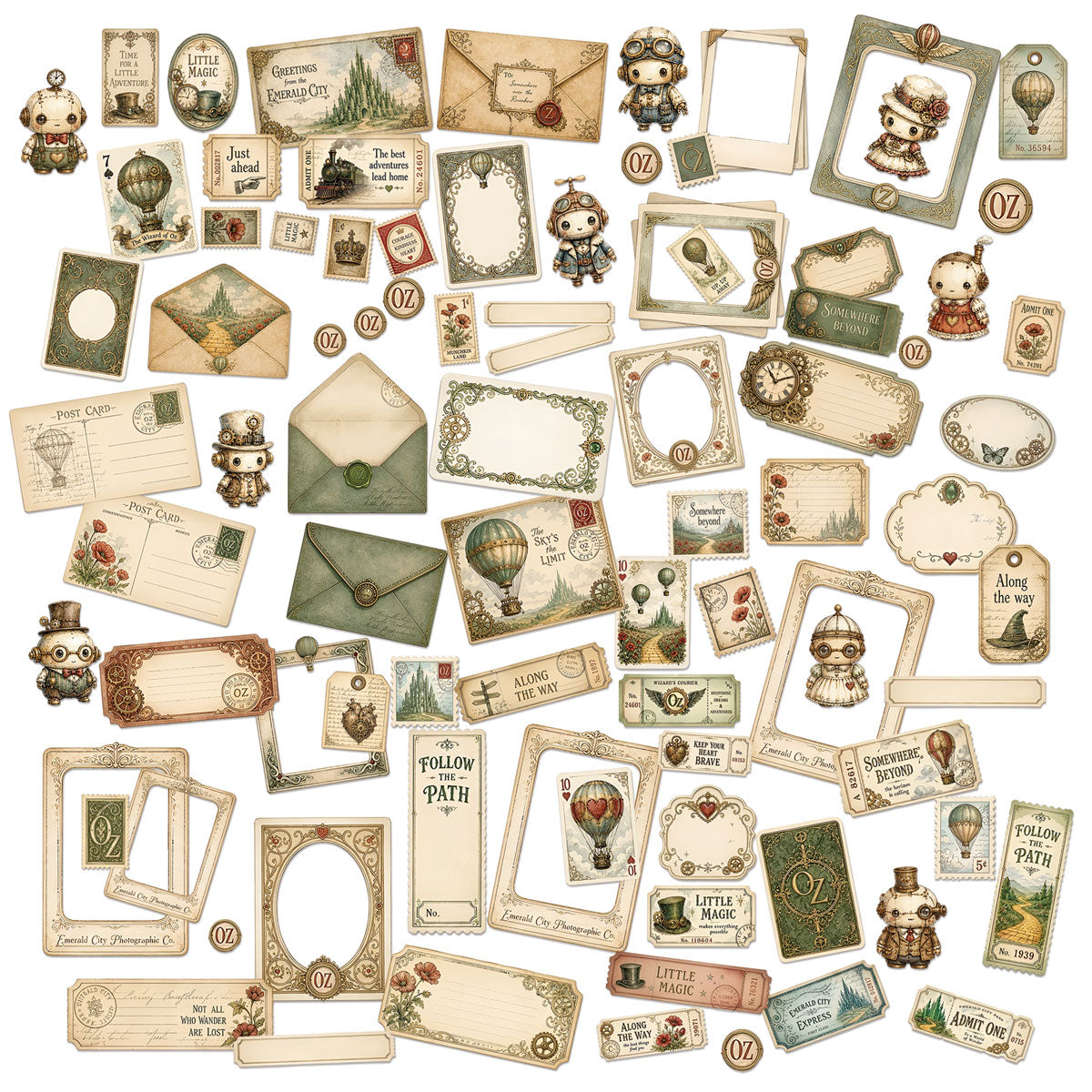 49 and Market - Chronicles of Oz - Ephemera Set