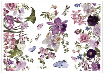 LDRS - AquaInk Transfer Sheets - Royal Bouquets