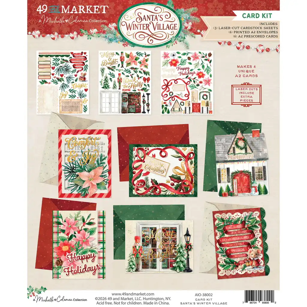 49 and Market - Card Kit - Santa's Winter Village